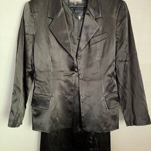 Nice black and shiny dress and jacket